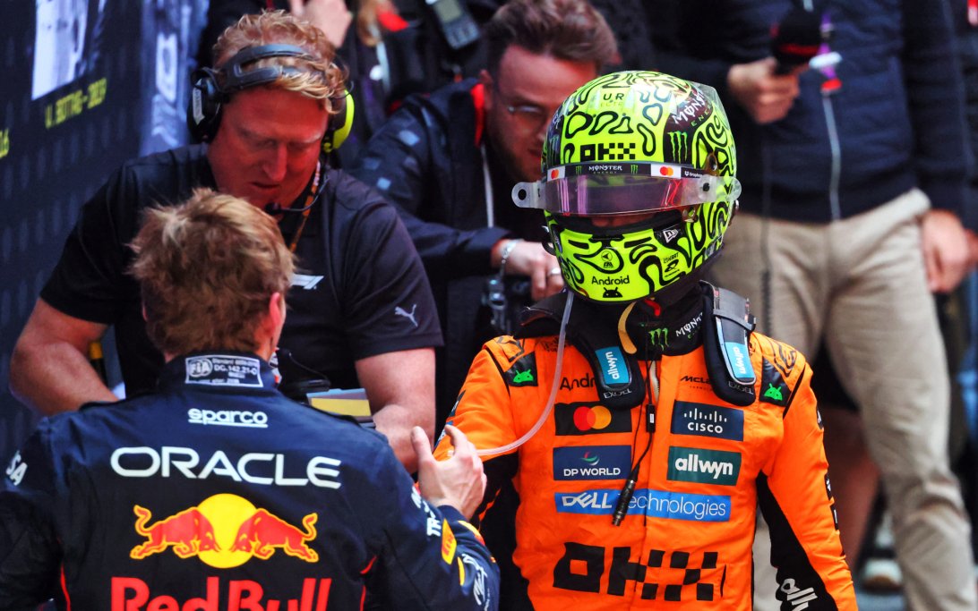 Norris Verstappen congratulations Australia