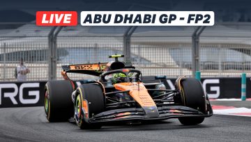 LIVE: Reaction as Lando Norris tops Abu Dhabi FP2 after Max Verstappen near-miss