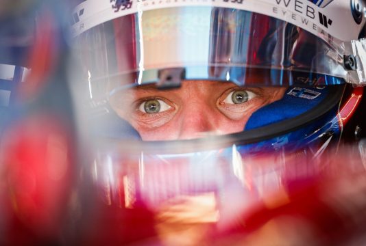 Bottas Barcelona filming day