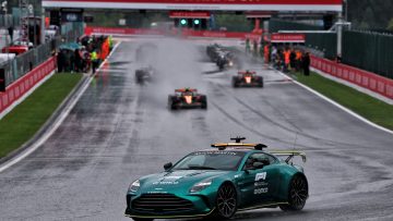 Belgian GP start delayed after massive rainstorm