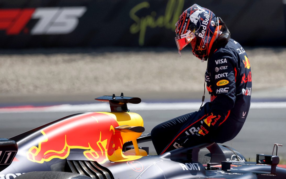 Verstappen Austria crash