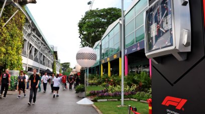 Singapore paddock