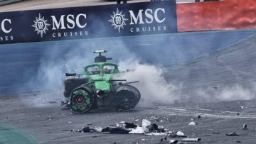 Gabriel Bortoleto addresses terrifying 57G airborne crash: 'I'm lucky'