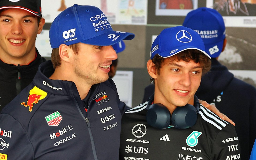 Verstappen Antonelli Brazilie