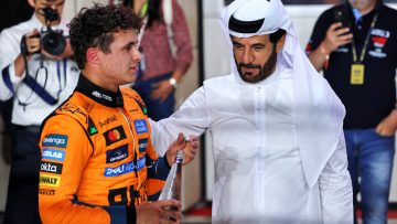 FIA president jokingly 'fines' Lando Norris over f-bomb at trophy ceremony