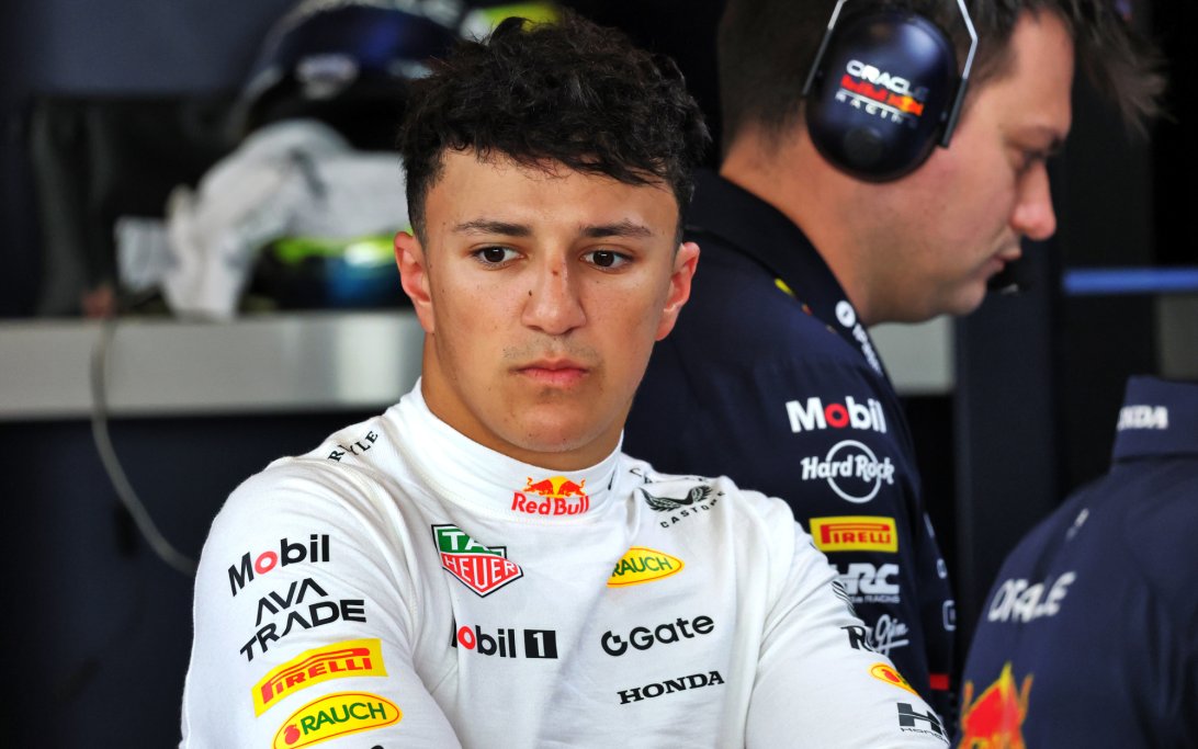 Hadjar Post season Abu Dhabi Red Bull