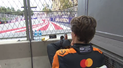 Piastri Baku post crash